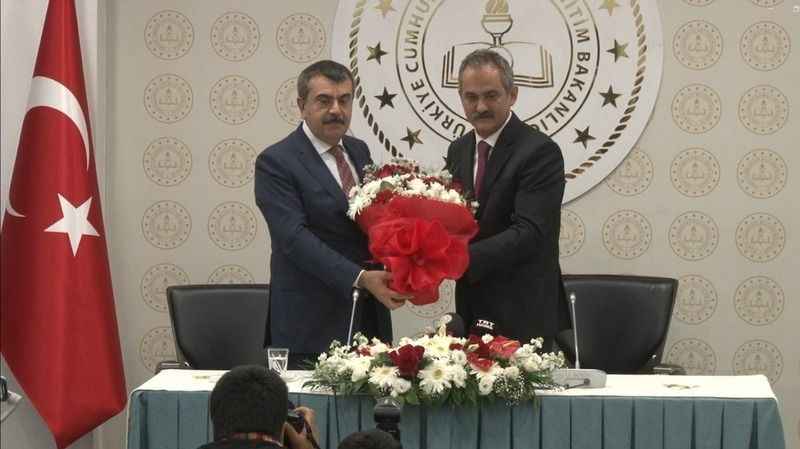  Milli Eğitim Bakanlığında devir teslim töreni